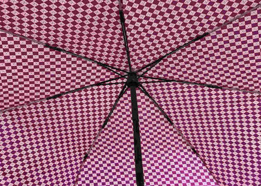 Fiberglass Pongee Lipat Payung Membalikkan Pegangan Perusahaan Terbalik Tahan Angin