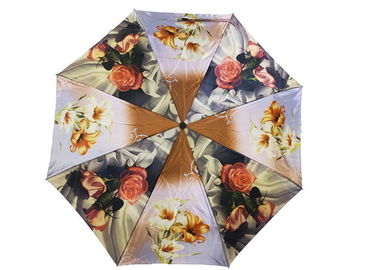 Payung Rainmate Ringkas, Payung Matahari Perjalanan Kustom Cetakan Kain Satin