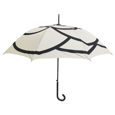 Windproof J Shape Handle 23 &quot;Auto Open Stick Umbrella