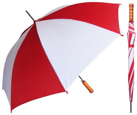 Payung Tongkat Otomatis 23 Inci Tahan Cuaca Dengan Pegangan Bentuk J.
