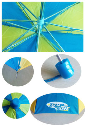 Payung Lipat Tahan Air Tahan Angin Dengan Poros Logam 8mm