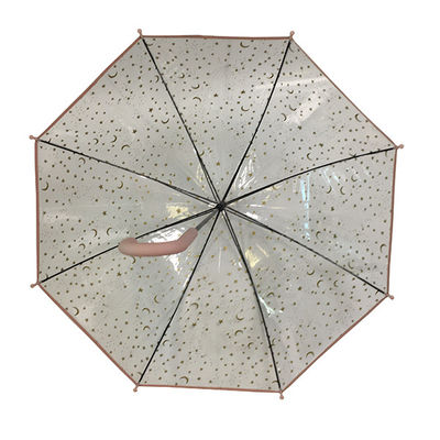 Payung Promosi Jernih POE dome transparan otomatis untuk grosir