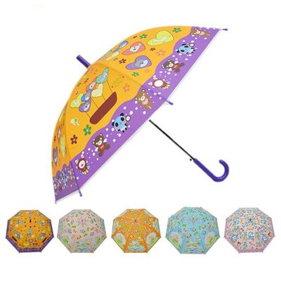UPF Cartoon POE Small Umbrella For Kids 21 Inci