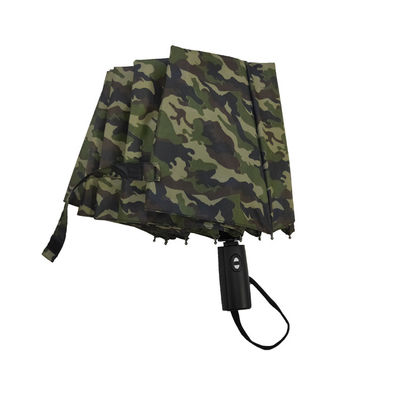 Digital Printed 21 Inch Pongee Windproof Folding Umbrella Untuk Wanita