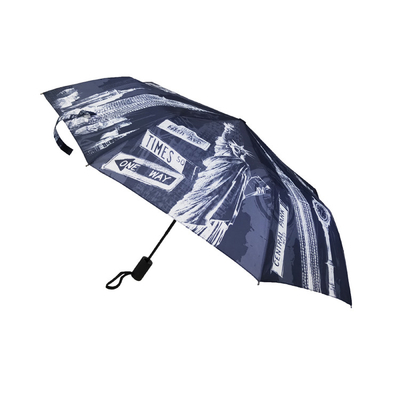BSCI Auto Open 3 Lipat Payung Dengan Gagang Kayu
