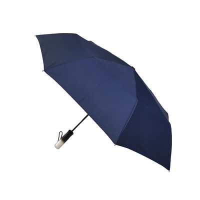 Fantastis 3 Lipat Pongee Raincoat Umbrella Dengan Storage Handle