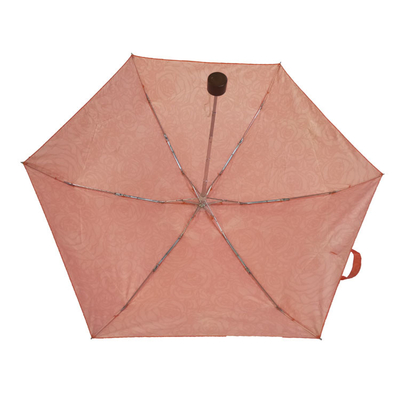 Fiberglass Tahan Angin 5 Lipat Mini Pocket Umbrella Dengan EVA Case