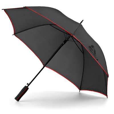 120cm Fiberglass Shaft Pongee Auto Open Golf Umbrella OEM Tersedia