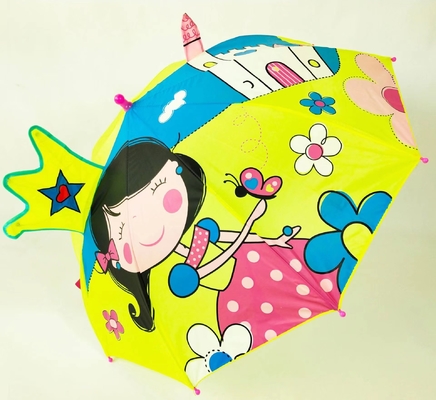 Personalized Anak Laki-laki Perempuan Payung 3D Hewan Pola Karton Lucu Hewan anak anak payung