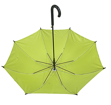 Hitam UV Proof Pongee Otomatis Buka Stick Payung Diameter 105cm
