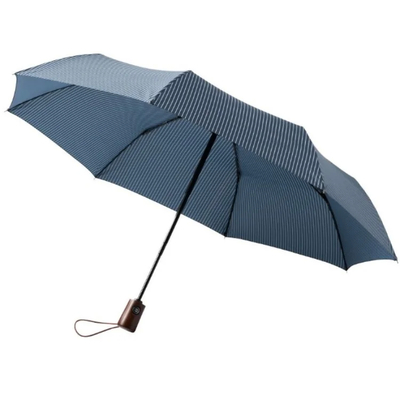 8-Rib Bulat Waterproof Pongee Kain Lipat Payung