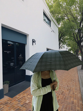 Metal Compact Umbrella 20,5Inch 8Ribs 2 Lipat Dengan Auto Open Mini Umbrella