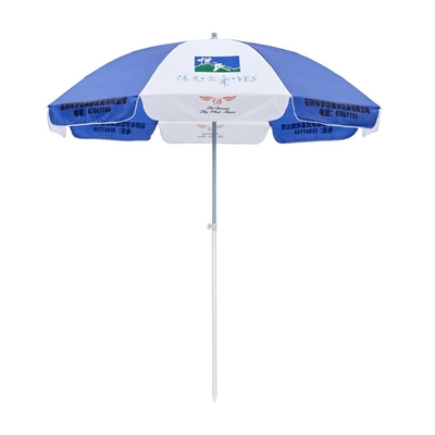 40 Inch Sun Shelter Promosi Payung Pantai Dengan Kain Pongee