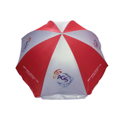 40 Inch Sun Shelter Promosi Payung Pantai Dengan Kain Pongee