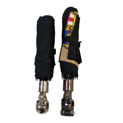 Payung Dengan Skeleton Handle Dengan Paket Desain Disesuaikan Dan Logo
