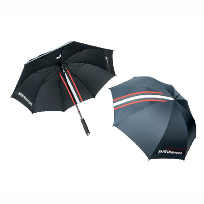 Customized Branded Auto Open Golf Umbrella Dengan EVA Handle, Tali Nylon