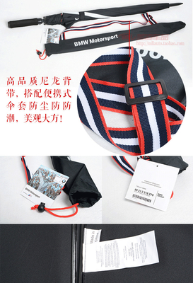 Customized Branded Auto Open Golf Umbrella Dengan EVA Handle, Tali Nylon