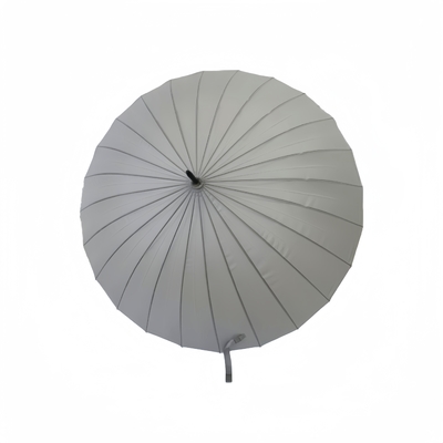 23inches Super Windproof Kayu Handle payung Dengan 190T Pongee Kain 24 tulang rusuk Dan 104cm Diameter terbuka