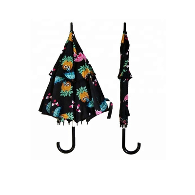 Owl Printing Kids Compact Umbrella dengan Chome Plated Steel Shaft dan Paket Disesuaikan