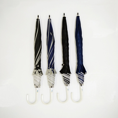 Chome Plated Steel Shaft Kids Compact Umbrella dengan Paket Disesuaikan dan Diameter Terbuka 90cm