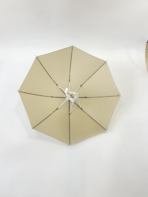 Hands-free Head Umbrella 14 Inci Waterproof Pongee Kain