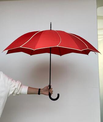 23 Inches Straight  Petal-Shaped Umbrella with Full Fiberglass frame.