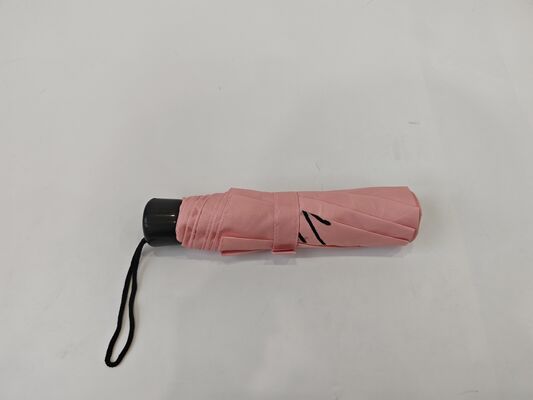 Payung Lipat Manual Buka Tutup dengan Gagang Lapisan Karet yang Nyaman dan Desain Ringkas Ringan untuk Bepergian
