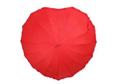 Merah Hati Berbentuk Cinta Payung Kreatif Kontrol Manual Untuk Pernikahan Valentine