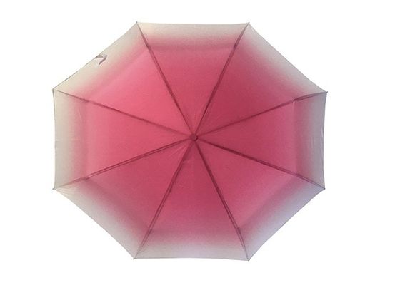 3 Lipat Manual Open J Handle Umbrella Dengan Heat Transfer Printing