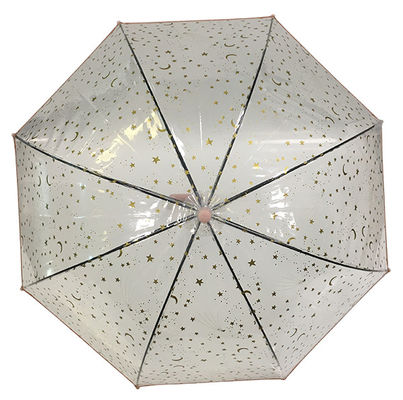 Payung Promosi Jernih POE dome transparan otomatis untuk grosir