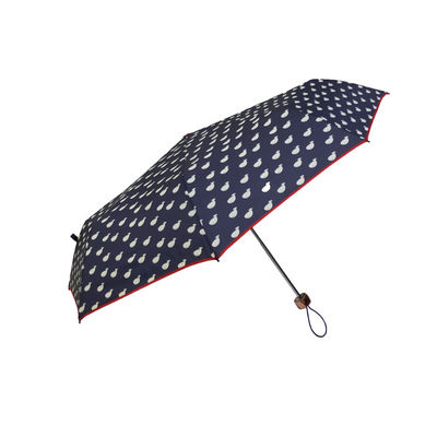 Manual Sablon Sutra Buka Payung Lipat 3 Dengan Desain Fashion