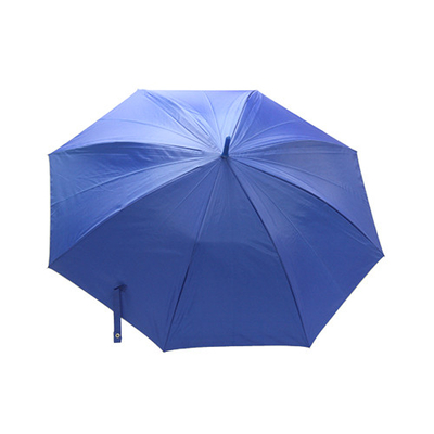 Payung Kain Pongee Lapisan UV Warna Kustom Dengan J Handle