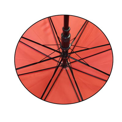 RPET Pongee Logo Kustom Payung Diameter 105CM Dengan Pegangan J Plastik