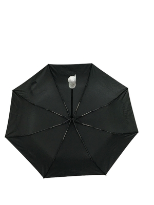 Payung Fiberglass Ribs Ganda Tahan Angin Warna Hitam Diameter 95cm