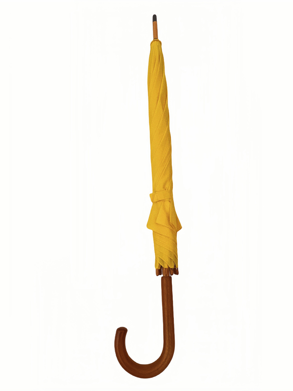 Kualitas tinggi 23 Inch Windproof Auto Buka Stick Payung Dengan Saktung Kayu Dan Serat Kaca