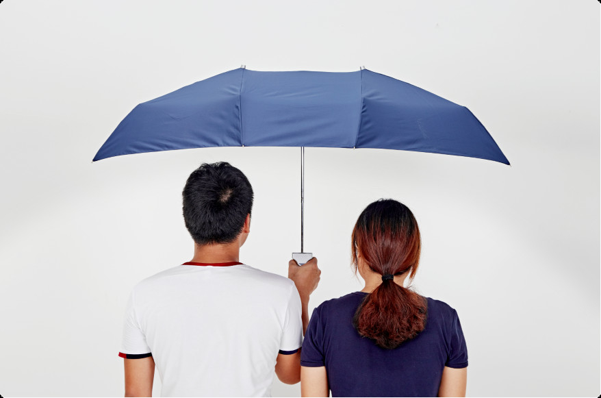 Besar Ukuran Double Payung Outdoor Waterproof Creative Payung Dengan Logo Disesuaikan Dan Kinerja