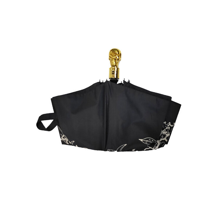 Xiamen payung lipat dengan 8 tulang rusuk 27cm panjang tertutup kompak desain ringan Ideal untuk perjalanan bisnis dan kegiatan luar ruangan