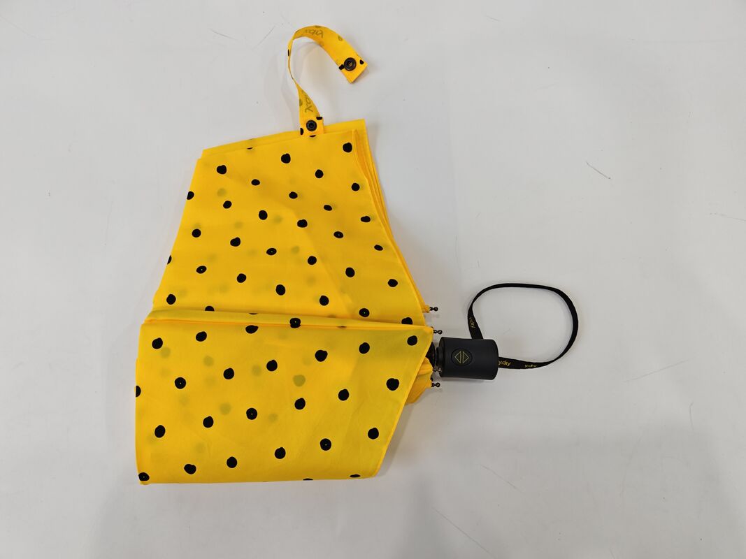 105cm Diameter Terbuka Payung Perjalanan Otomatis dengan Genggaman Lapisan Karet dan 26cm Panjang Lipat untuk Portabilitas Mudah