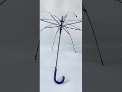 23 inci, 8K, Pegangan payung berwarna, bingkai berwarna, Payung Hujan Transparan